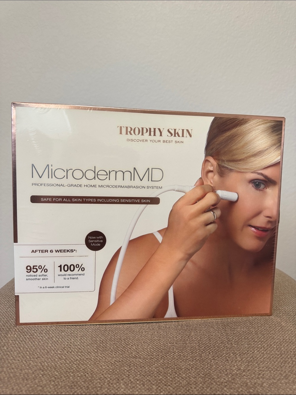 Trophy Skin MicrodermMD Home Microdermabrasion System – White